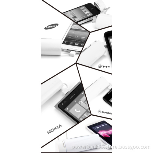 2600mAh Mini USB Portable Battery Mobile Power Bank for iPhone